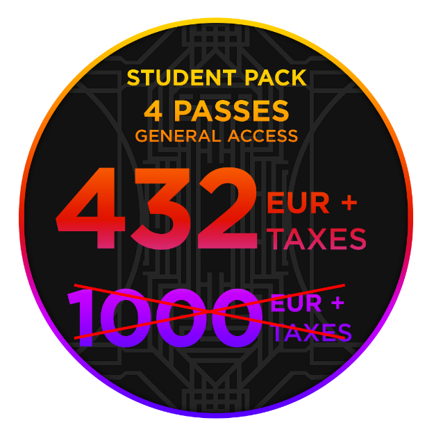 Picture of Student Packs - 4 Pack - General Access Basic - Untold 2023 - 4-Day Pass