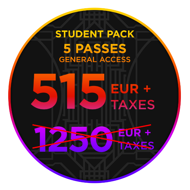 Picture of Student Packs - 5 Pack - General Access Basic - Untold 2023 - 4-Day Pass
