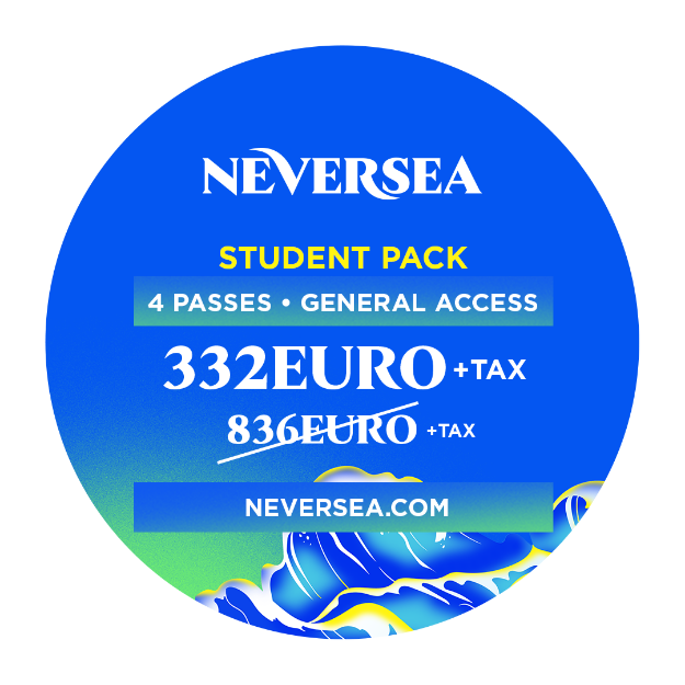Picture of Student Packs - 4 Pack - General Access Basic - Neversea 2023 - 4-Day Pass