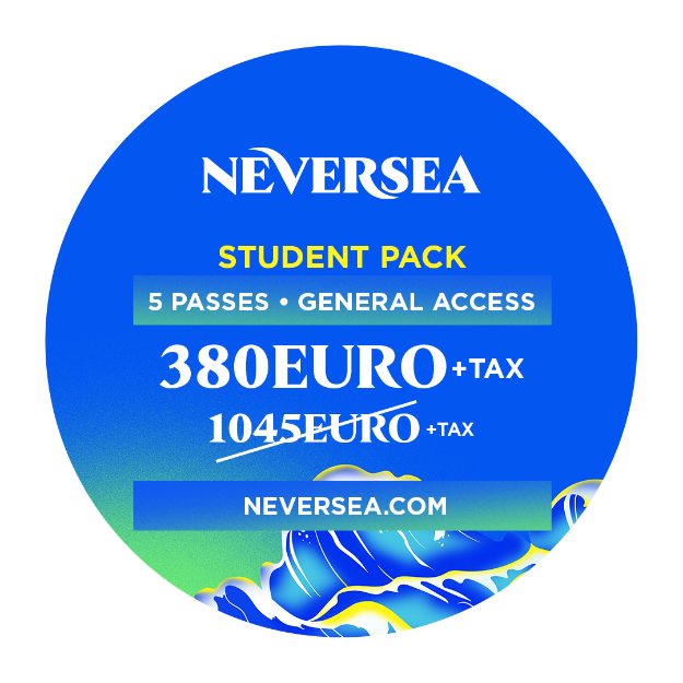Picture of Student Packs - 5 Pack - General Access Basic - Neversea 2023 - 4-Day Pass