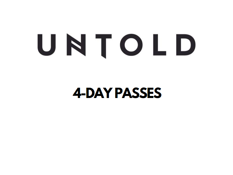 Picture for category UNTOLD - 4DayPasses