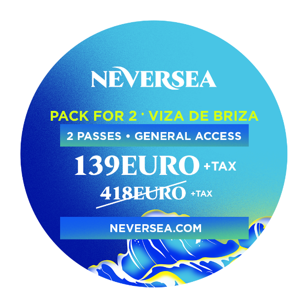 Picture of General Access Basic - Neversea 2023 - 4-Day Pass - Pack 2x Passes